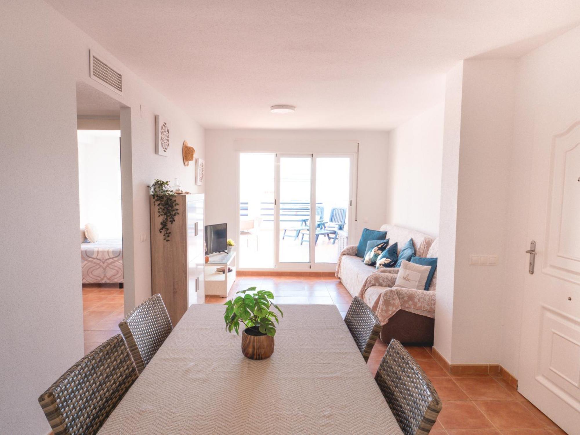 Apartamento En Marina Beach Con Vistas Al Mar El Pozo del Esparto Luaran gambar