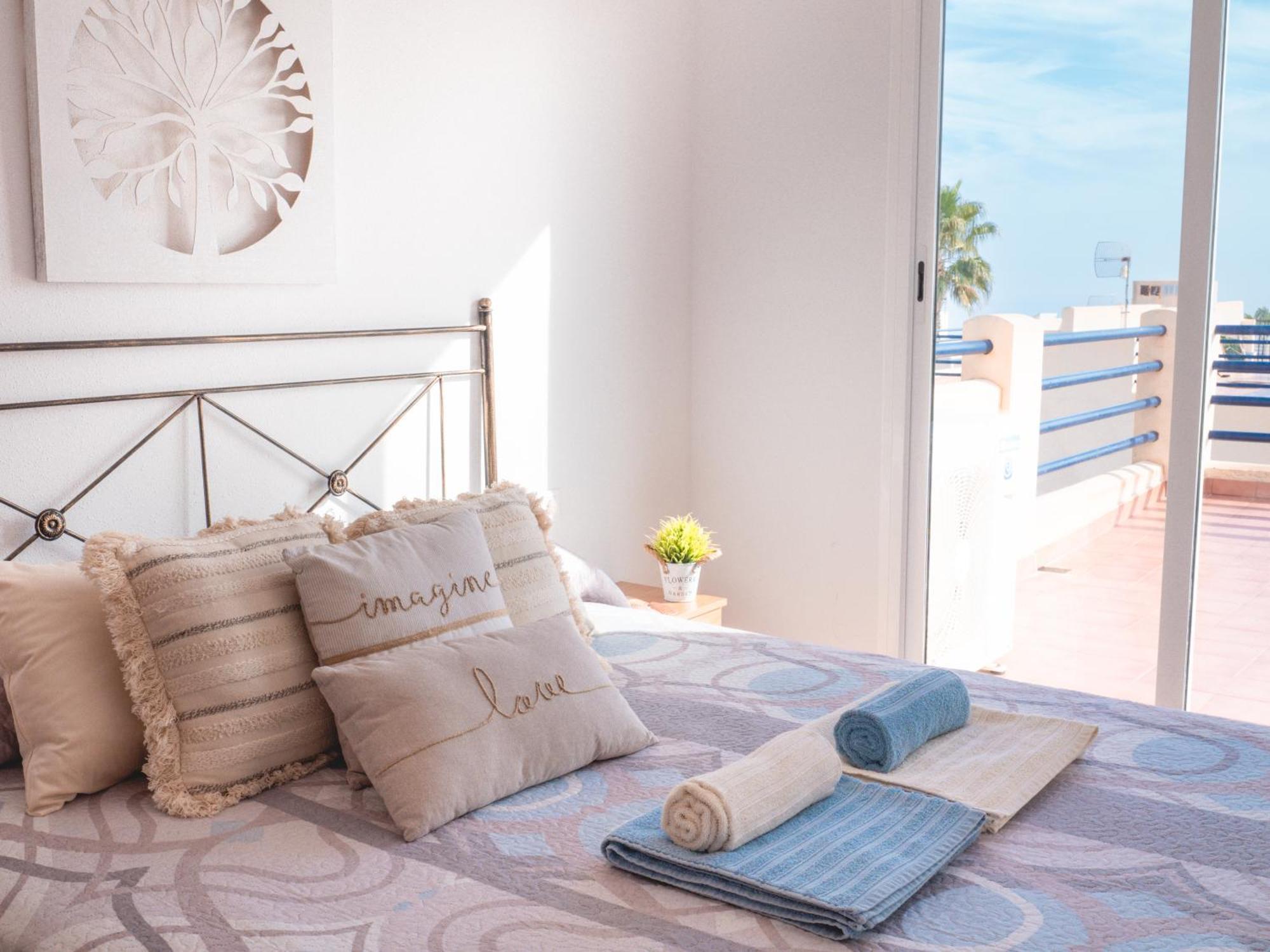 Apartamento En Marina Beach Con Vistas Al Mar El Pozo del Esparto Luaran gambar