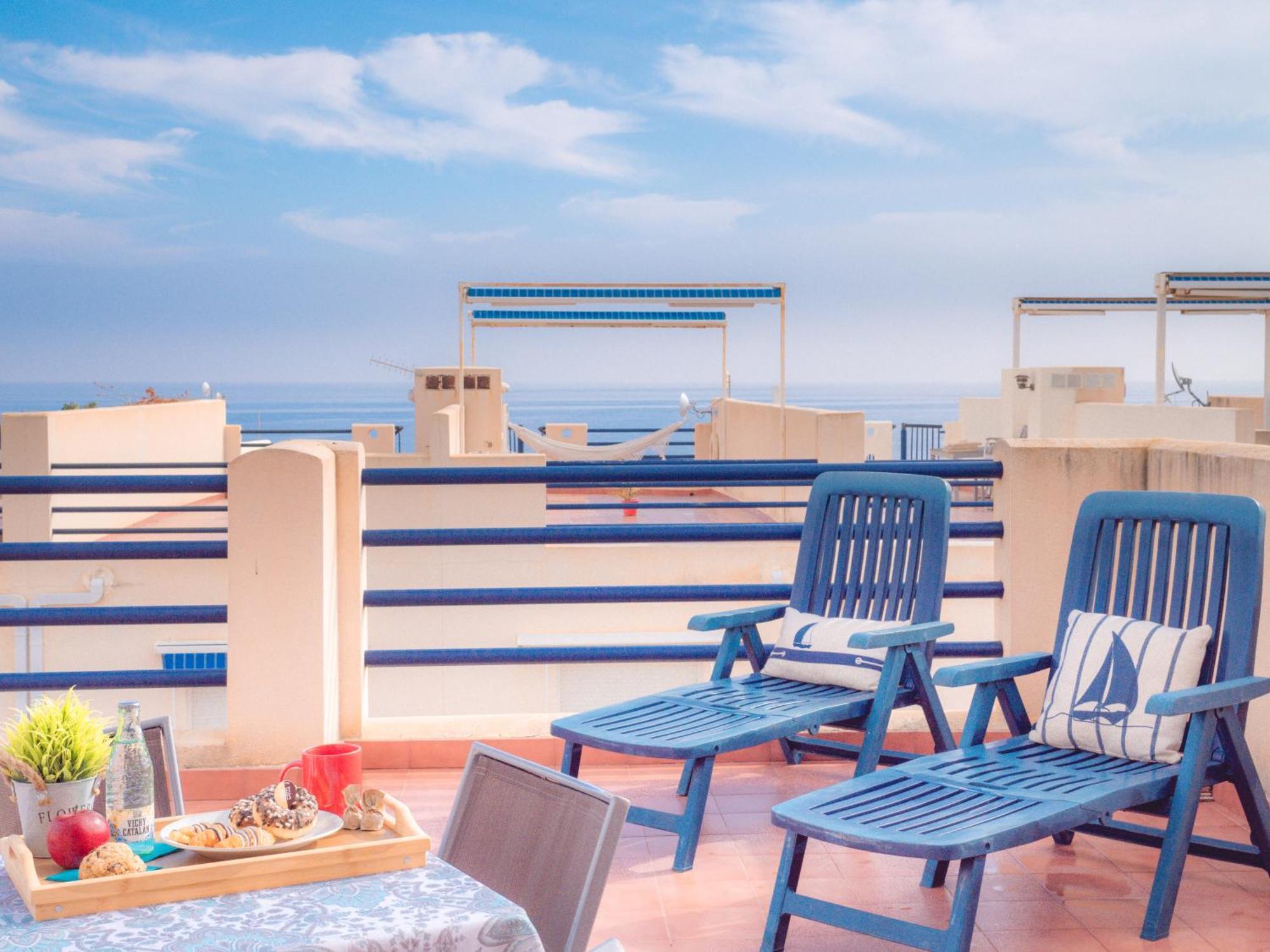 Apartamento En Marina Beach Con Vistas Al Mar El Pozo del Esparto Luaran gambar